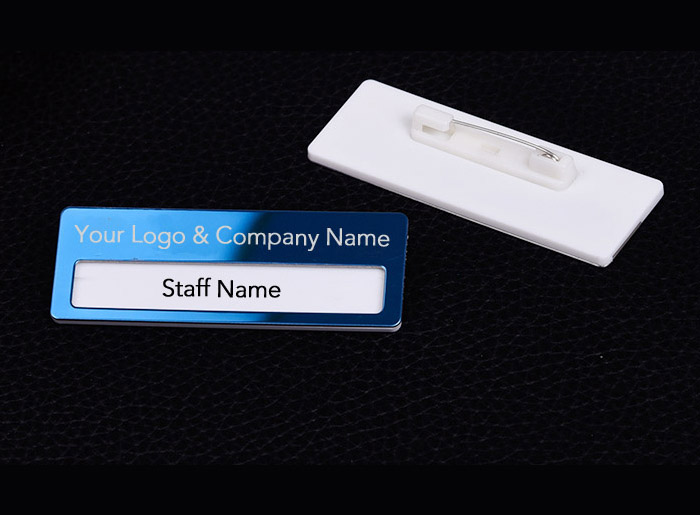 Round Metal Engraved Smooth Name Badge | Name Badges | PRINTING ...